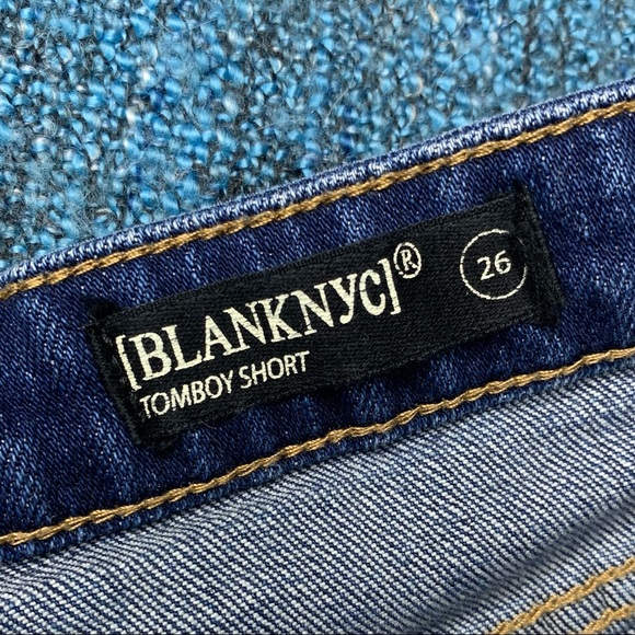 Blank NYC Distressed Tomboy Denim Shorts - Picture 2 of 5